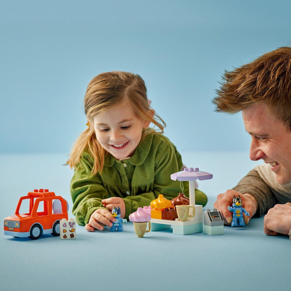 LEGO DUPLO Bluey ile Dondurma Gezisi 10458 - 22 Parça Yapım Seti, 2+ Yaş