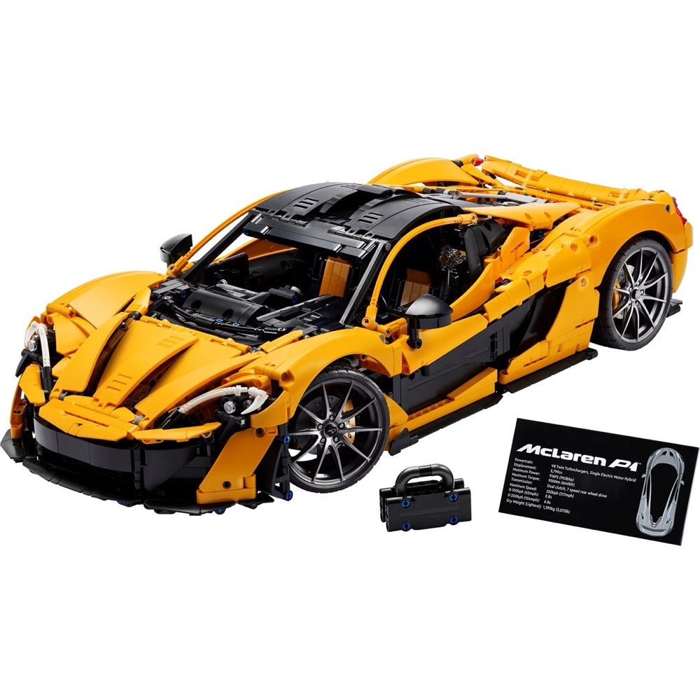 LEGO Technic McLaren P1 42172 – 1:8 Ölçek Hipercar Yapım Seti, 3893 Parça (18+ Yaş)