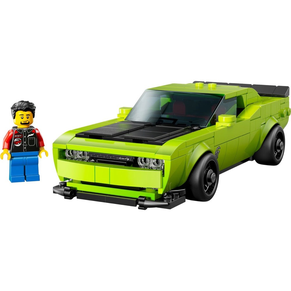 LEGO Speed Champions Dodge Challenger SRT Hellcat Model Araba Yapım Seti – 390 Parça, 9+ Yaş (77237)
