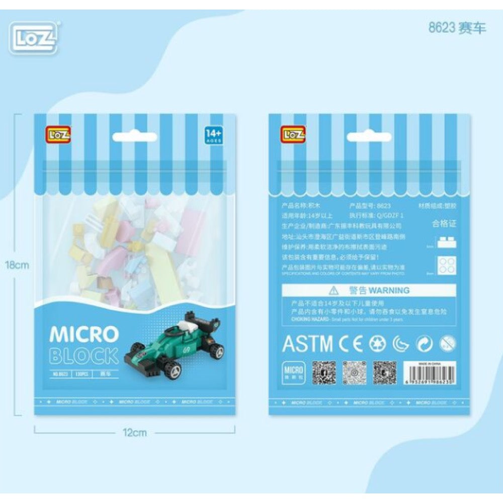 LZ8623 LOZ Araba Blok Seti Mini Poşet -Vagon life