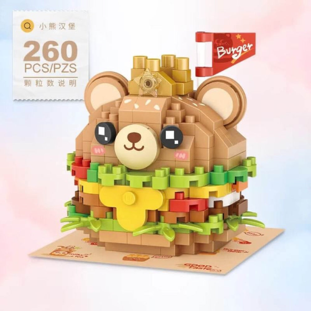 LZ8812 LOZ  AYILI BURGER  BLOCK OYUNCAK 260 PARÇA