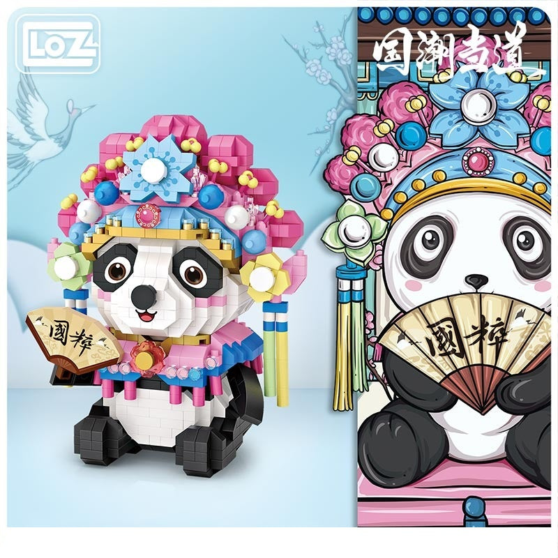 LOZ Huadan Pandası Mikro Yapı Blokları Seti - Görsel 3