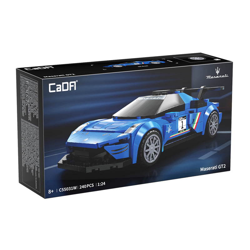 CaDA Maserati MC20 GT2 1:24 Ölçek 240 Parça Mini Yapı Bloğu Model Araba