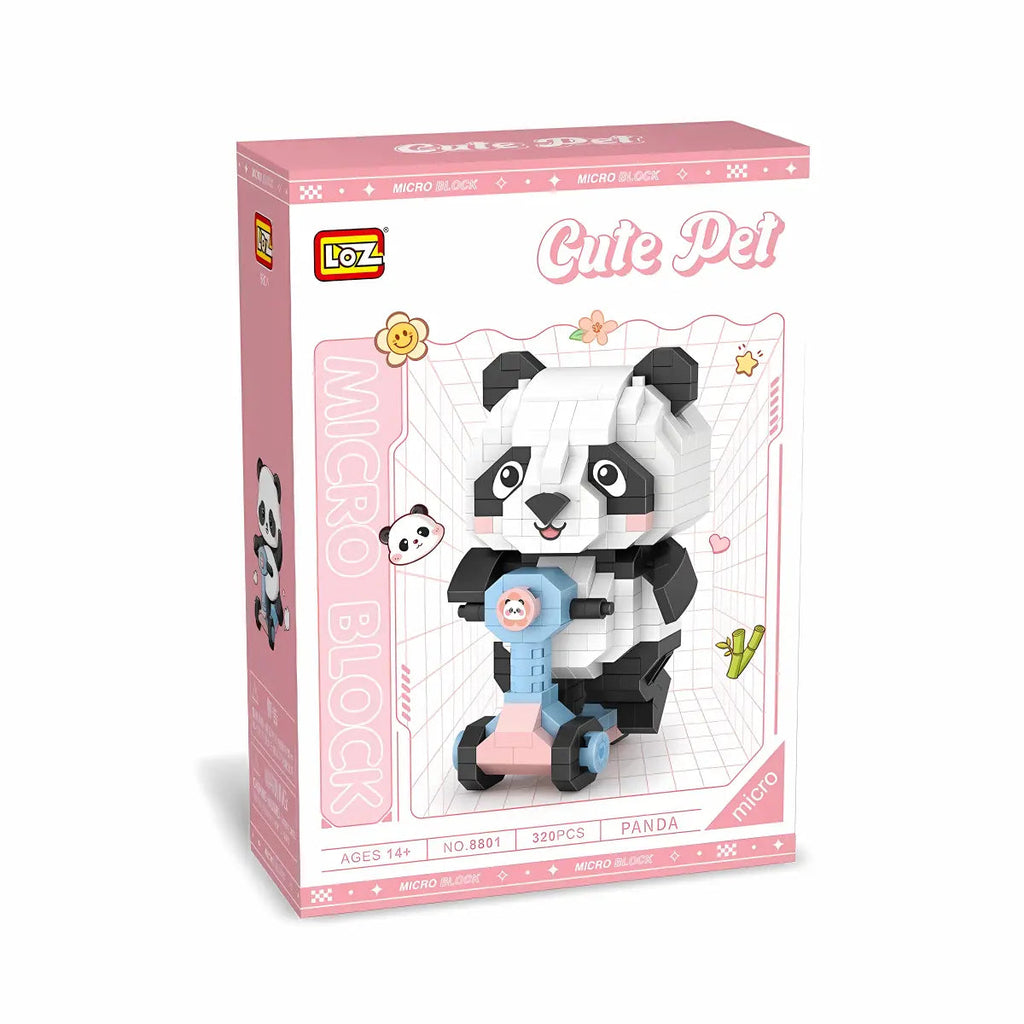 LZ8801 PANDA SCOOTER BLOCK OYUNCAK 320 PARÇA