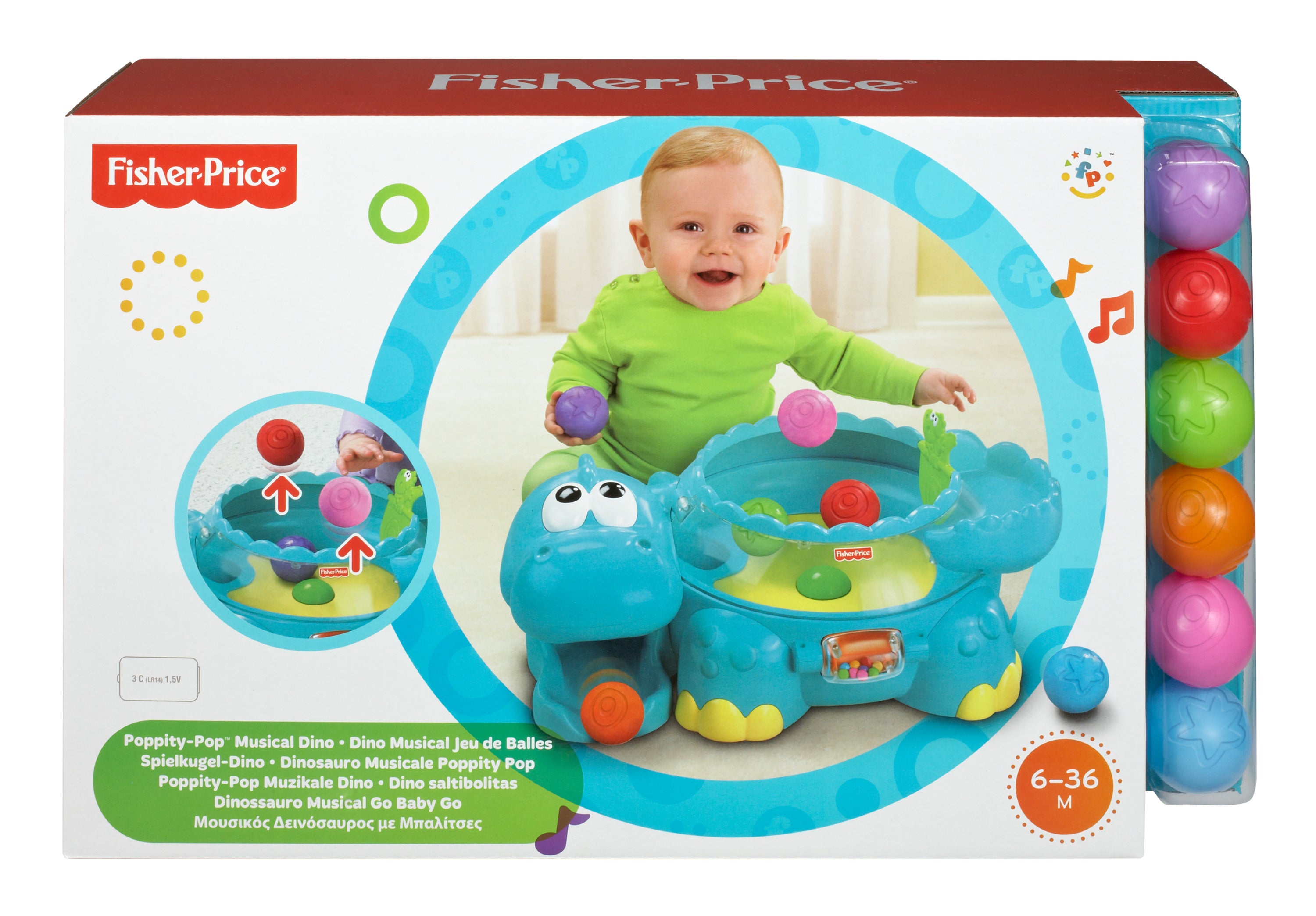 Fisher-Price Poppity Pop Müzikli Dinozor