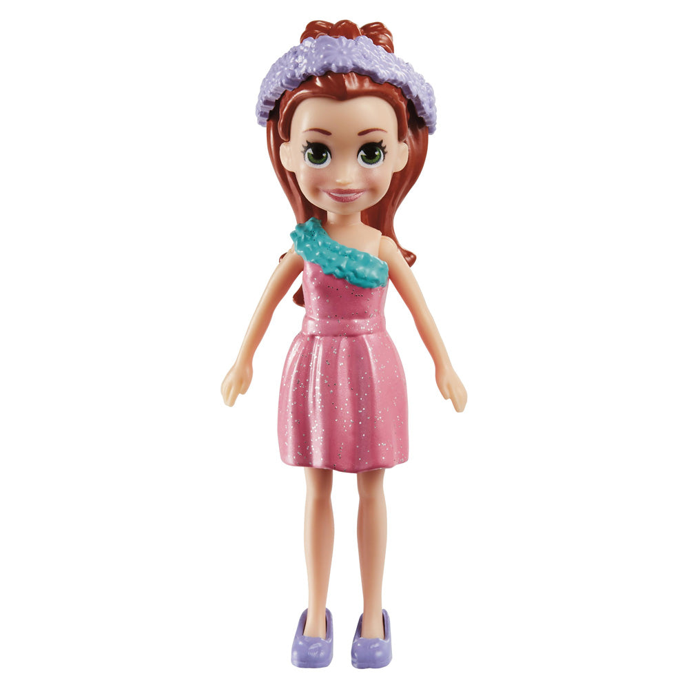 Polly Pocket ve Moda Aksesuarları Oyun Seti Unicorn, 9 cm Bebek ve Değiştirilebilir Kıyafetler