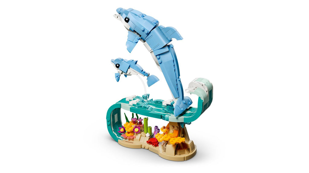 LEGO Creator 3'ü 1 Arada Deniz Hayvanları: Güzel Yunuslar 542 Parça Yapım Seti +9 Yaş (31385)