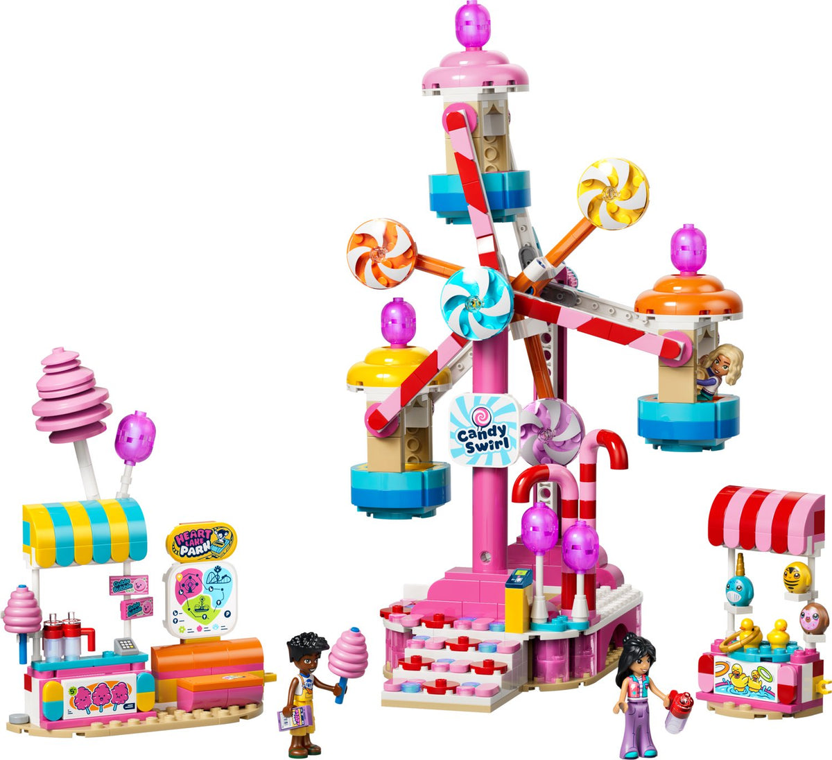 LEGO Friends Şeker ve Cupcake Dönme Dolabı 42700 - 602 Parça Yapım Seti, 7+ Yaş
