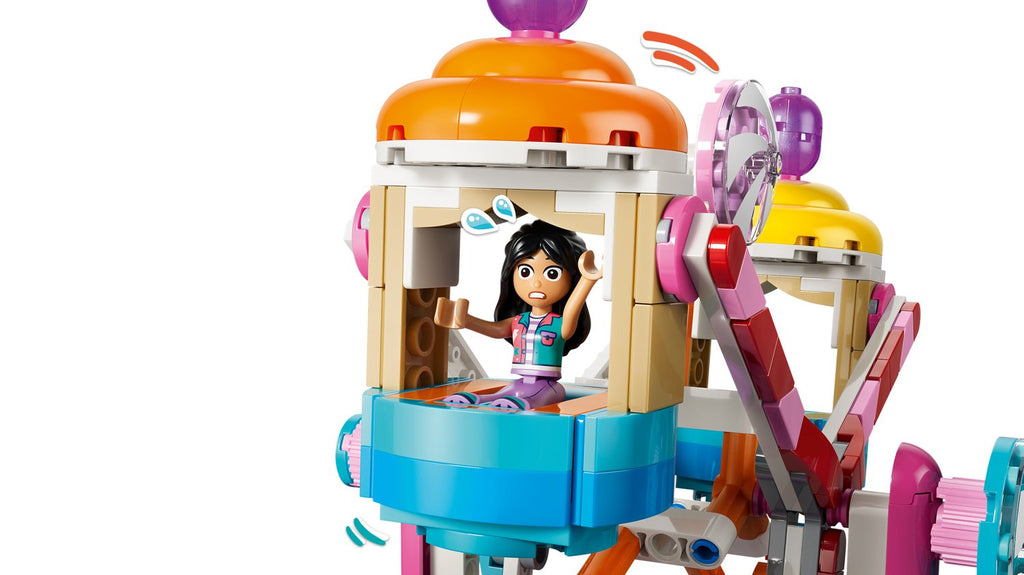 LEGO Friends Şeker ve Cupcake Dönme Dolabı 42700 - 602 Parça Yapım Seti, 7+ Yaş