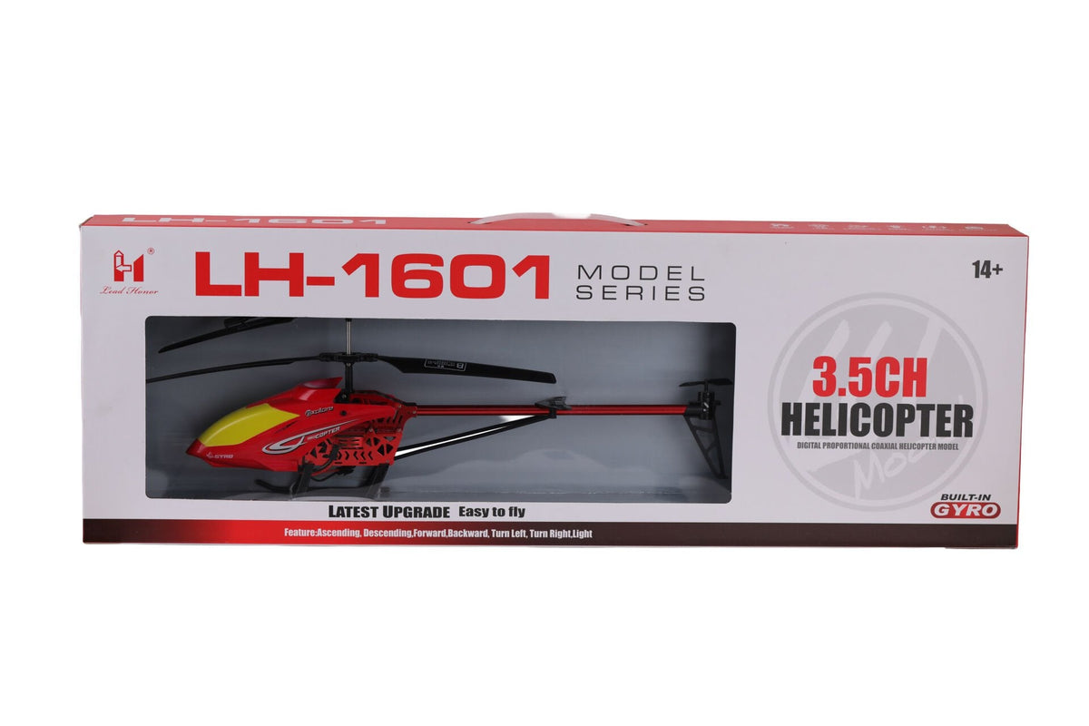 LH-1601 Şarjlı Uzaktan Kumandalı 3.5 Kanal Helikopter – Jiroskoplu, Işıklı, USB Şarjlı