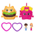 Polly Pocket 2'si 1 Arada BFF Kombo Menü Kompakt Oyun Seti (Burger & Patates)