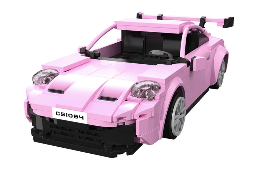 CaDA C51084W Efsane Spor Araba RS Pembe – 280 Parça Bluetooth Kumandalı Yapı Bloğu Seti (Türkçe Kılavuz Görselli)