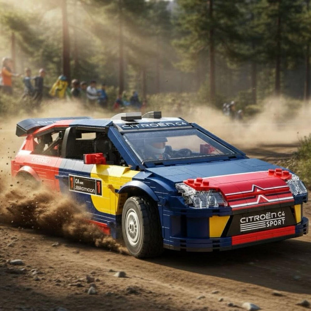 CaDA C62005W Citroën C4 WRC 2008 Model 1569 Parça Yapım Seti - 1:12 Ölçek Ralli Otomobili