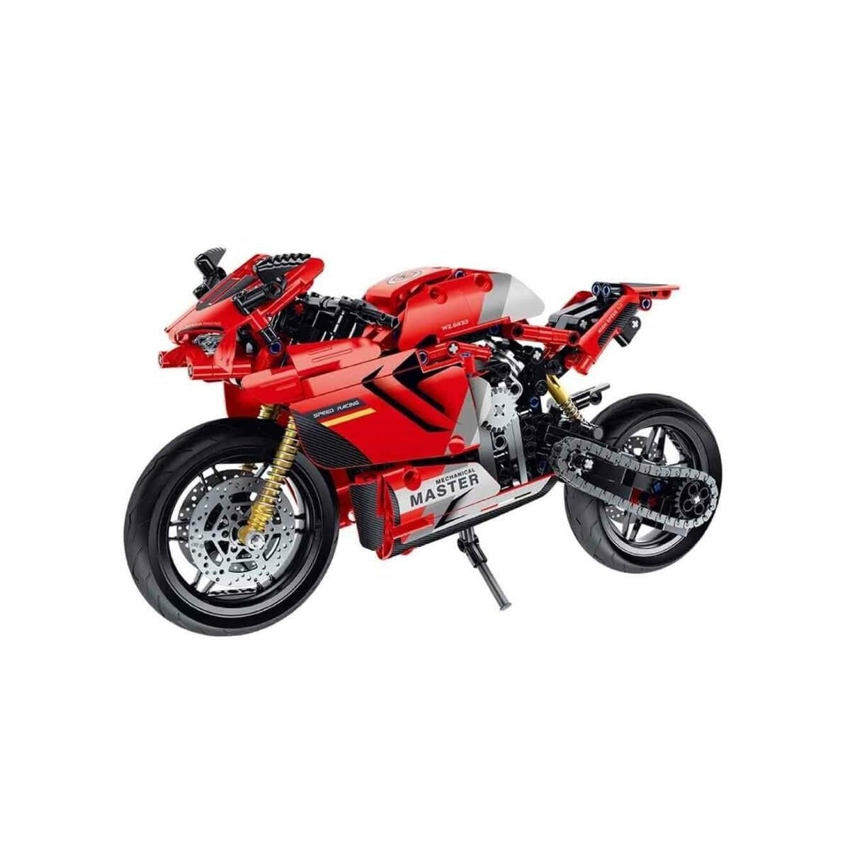 CaDA C64051W Suzuki Hayabusa 1:6 Ölçek 1043 Parça Yapı Bloğu Motosiklet Modeli