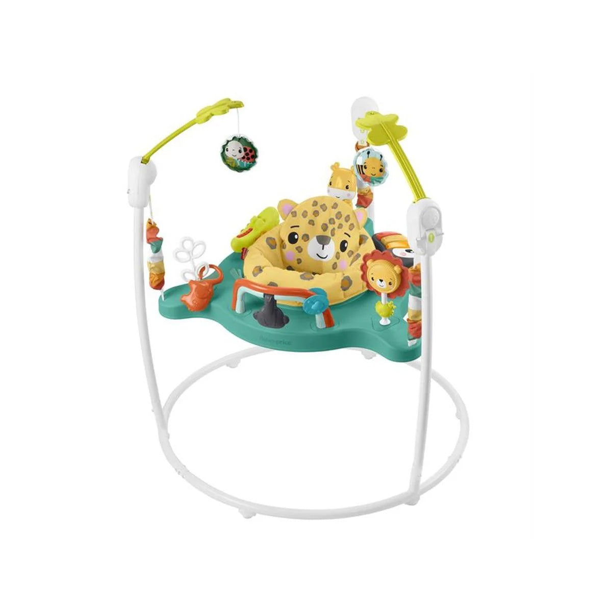 Işıklı ve sesli Sevimli Leopar Jumperoo™ bebek aktivite merkezi