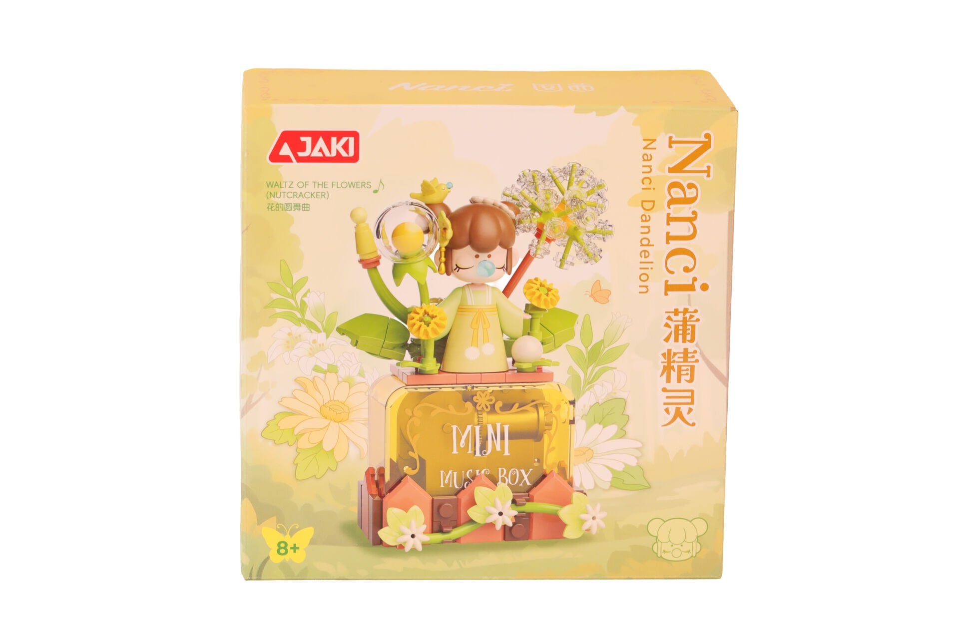 JAKI Nanci Karahindiba Mini Müzik Kutusu - 144 Parça Yapı Bloğu Seti (HK113)