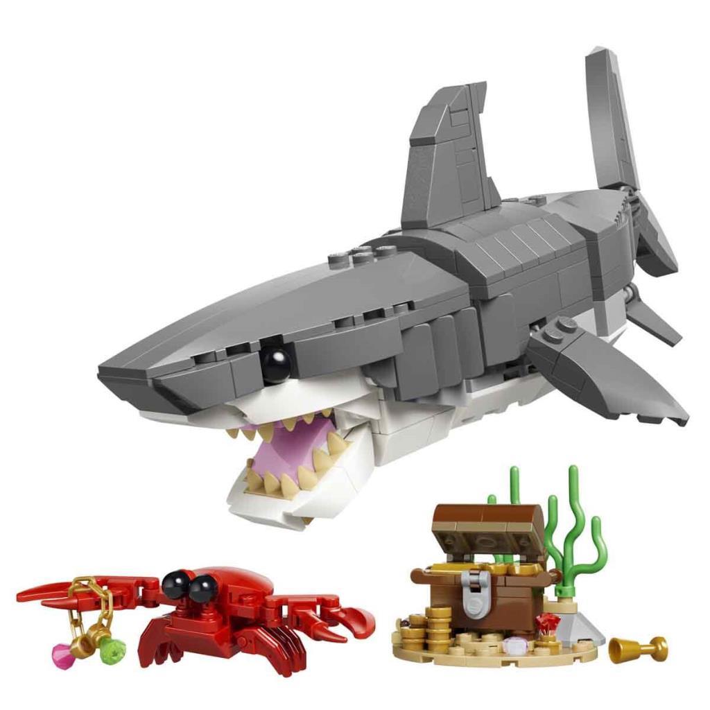31381 Lego Creator Acımasız Köpek Balığı ile Hazine Sandığı 379 parça +8 yaş