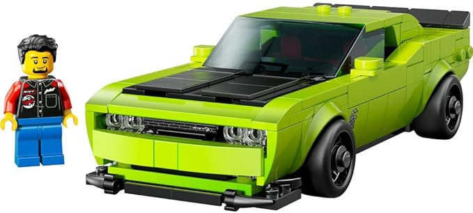 LEGO Speed Champions Dodge Challenger SRT Hellcat Model Araba Yapım Seti – 390 Parça, 9+ Yaş (77237)