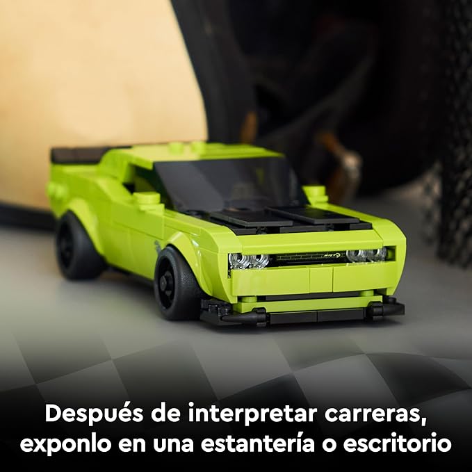 LEGO Speed Champions Dodge Challenger SRT Hellcat Model Araba Yapım Seti – 390 Parça, 9+ Yaş (77237)