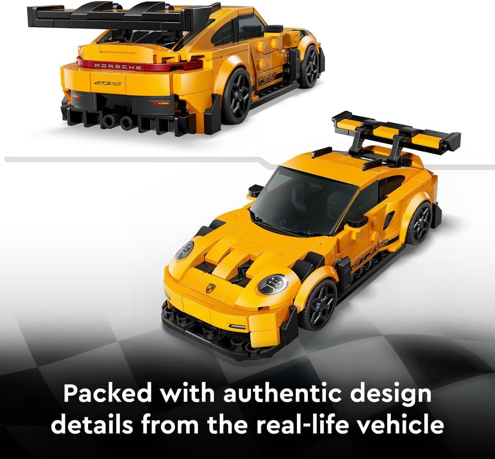LEGO Speed Champions Porsche 911 GT3 RS Süper Araba Yapım Seti - 348 Parça, Sürücü Minifigürlü (9+ Yaş) - 77239