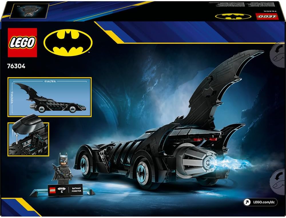 LEGO DC Batman Forever Batmobile 76304 - 909 Parça Sergilik Yapım Seti (+12 Yaş)