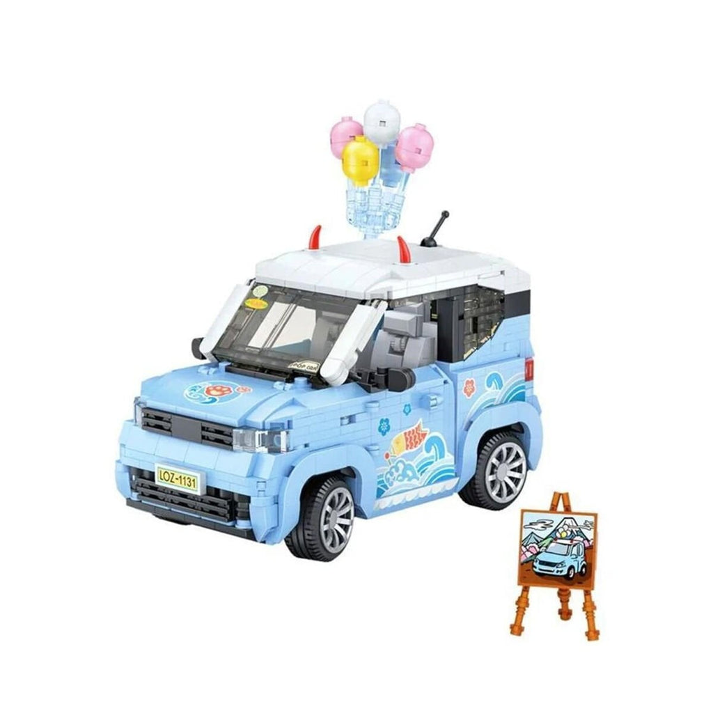 LOZ Balon Arabası Mavi 875 Parça Mini Yapım Blok Seti (LOZ-1131)