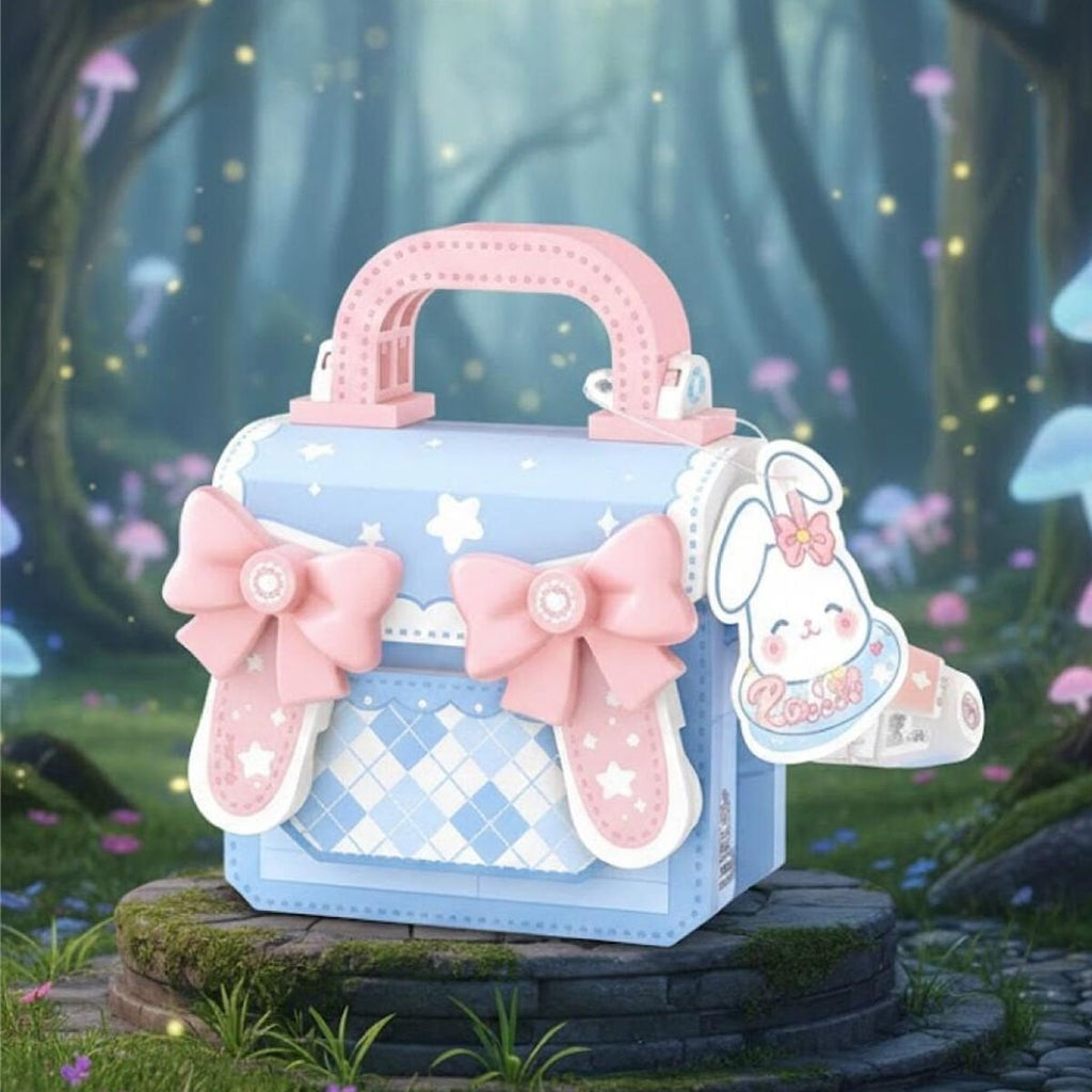 LOZ Sweet Bag Mavi Çanta — 330 Parça Mikro Blok Sergilik Set (14+)