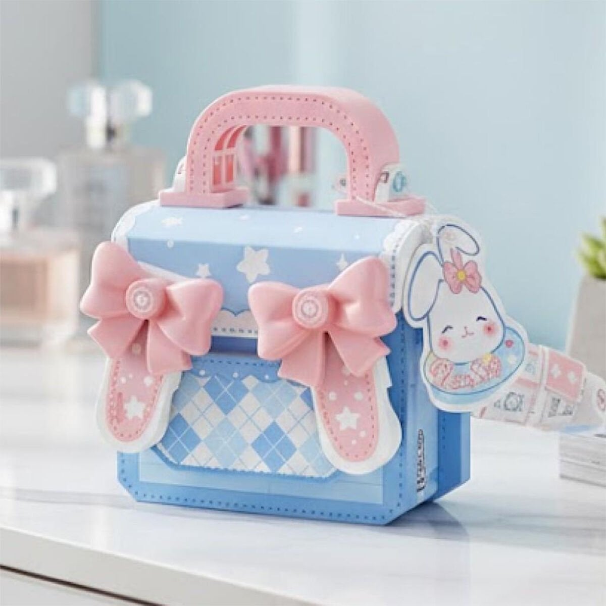 LOZ Sweet Bag Mavi Çanta — 330 Parça Mikro Blok Sergilik Set (14+)