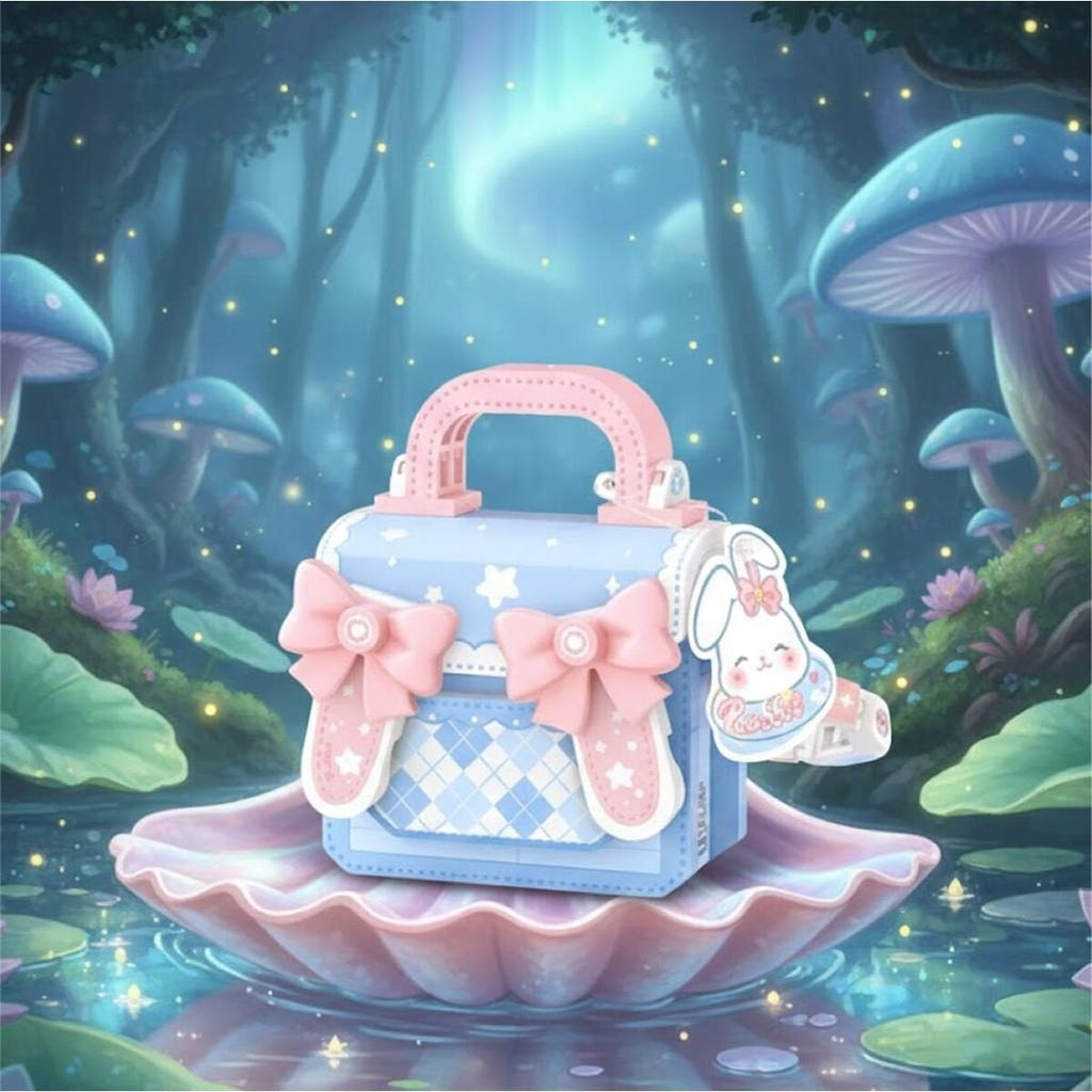 LOZ Sweet Bag Mavi Çanta — 330 Parça Mikro Blok Sergilik Set (14+)