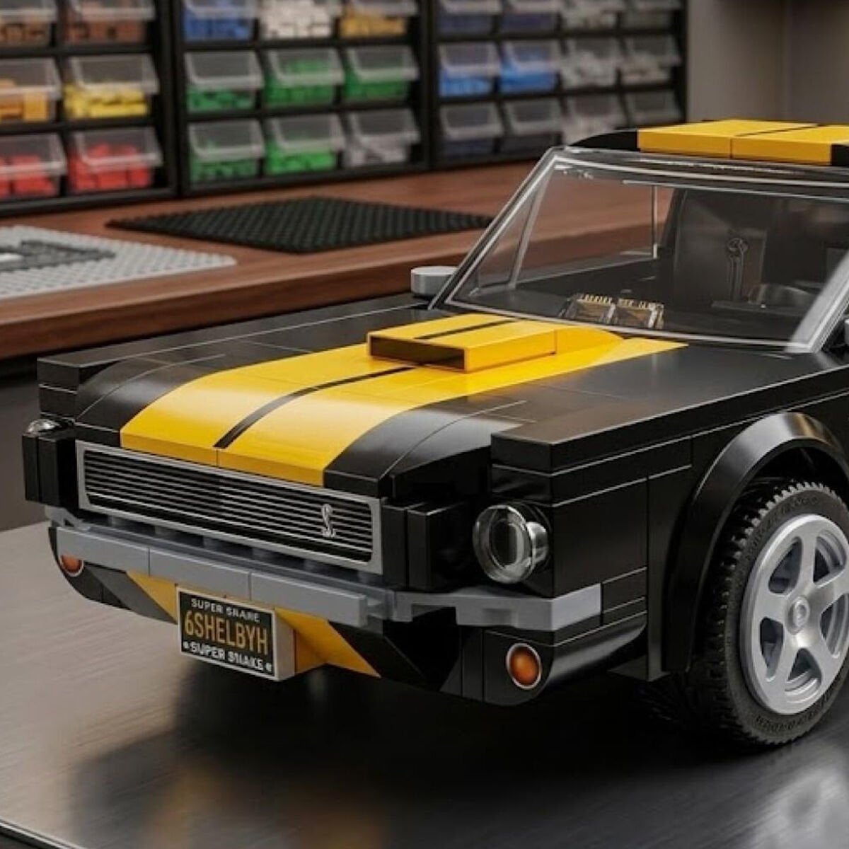 CaDA Shelby GT350H 292 Parça RC Yapı Bloğu Model Araba - 1:20 Ölçek Kumandalı Set