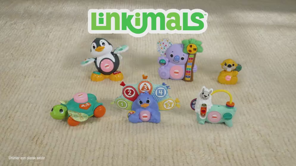 Işıklı ve müzikli, saymayı ve renkleri öğreten, Türkçe dil destekli eğitici Linkimals -Rengarenk Tavus Kuşu™ oyuncağı