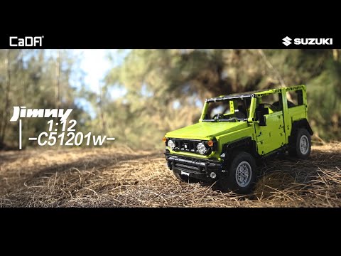 CaDA Suzuki Jimny 1:12 Uzaktan Kumandalı Yapı Bloğu Araç Seti - 579 Parça (C51201W)