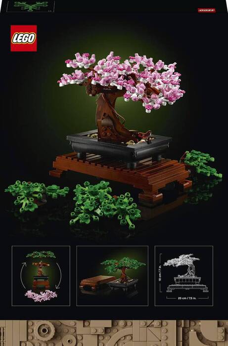 LEGO LEGO Icons Bonsai Ağacı 10281 - 878 Parça Yetişkin Yapım Seti