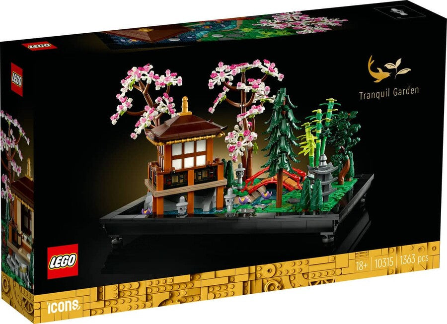 10315 Lego icons Huzurlu Bahçe 1363 parça +18 yaş
