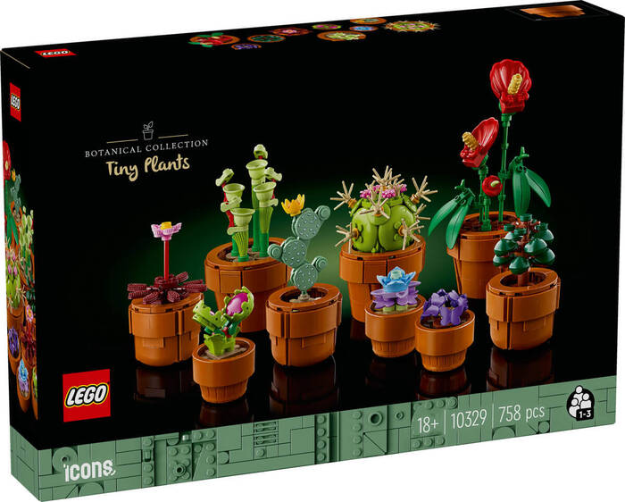 LEGO LEGO Icons Minik Bitkiler 10329 - 758 Parça Yetişkin Yapım Seti