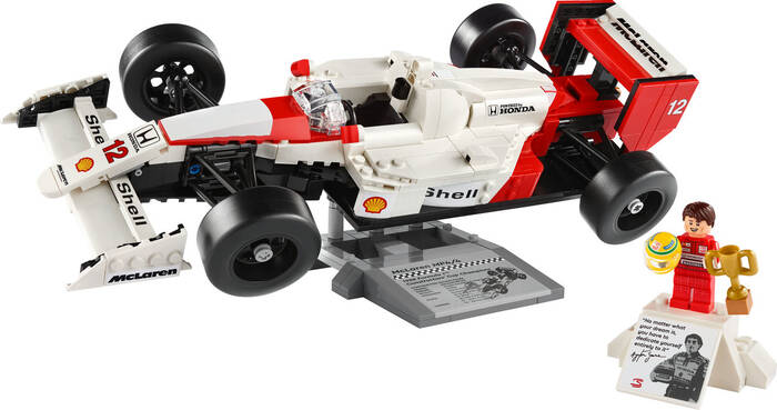 LEGO Icons Icons McLaren MP4/4 ve Ayrton Senna 10330 - 693 Parça Yetişkin Yapım Seti