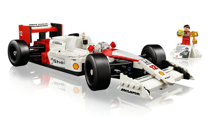 LEGO Icons Icons McLaren MP4/4 ve Ayrton Senna 10330 - 693 Parça Yetişkin Yapım Seti
