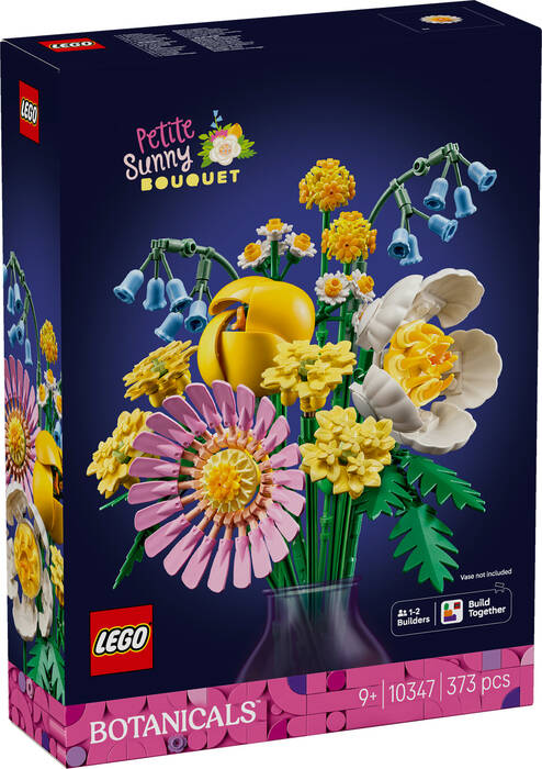 LEGO LEGO Botanicals Küçük Sarı Buket 10347 - 373 Parça Yetişkin Yapım Seti