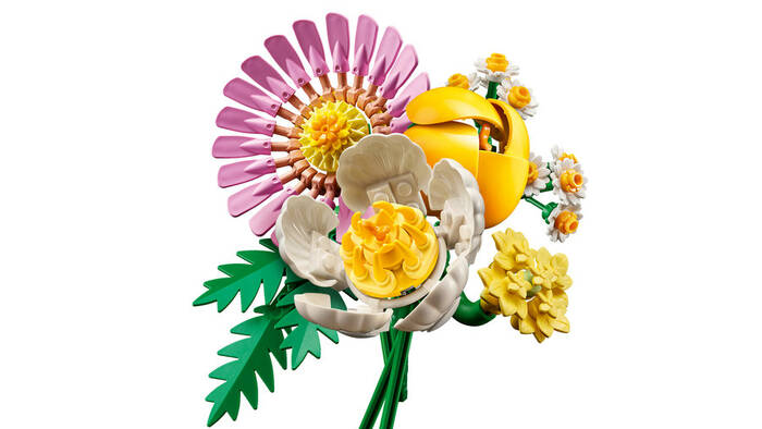 LEGO LEGO Botanicals Küçük Sarı Buket 10347 - 373 Parça Yetişkin Yapım Seti