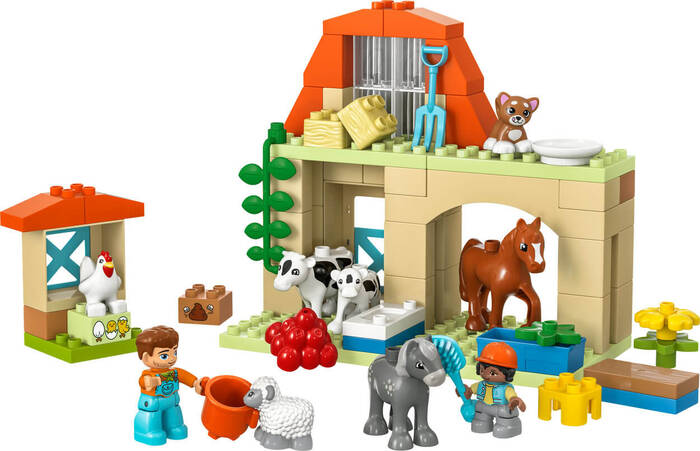 LEGO DUPLO DUPLO Çiftlikte Hayvanların Bakımı 10416 - 74 Parça Yapım Seti