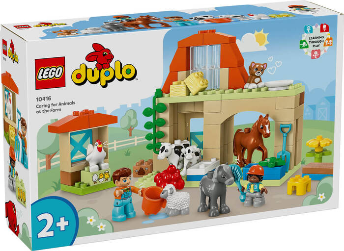 LEGO DUPLO DUPLO Çiftlikte Hayvanların Bakımı 10416 - 74 Parça Yapım Seti