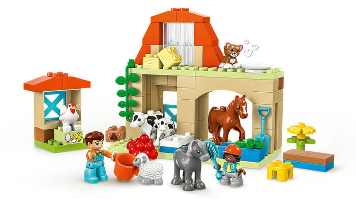 LEGO DUPLO DUPLO Çiftlikte Hayvanların Bakımı 10416 - 74 Parça Yapım Seti