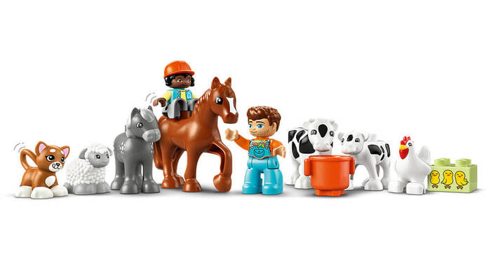 LEGO DUPLO DUPLO Çiftlikte Hayvanların Bakımı 10416 - 74 Parça Yapım Seti