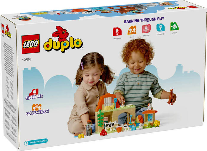 LEGO DUPLO DUPLO Çiftlikte Hayvanların Bakımı 10416 - 74 Parça Yapım Seti
