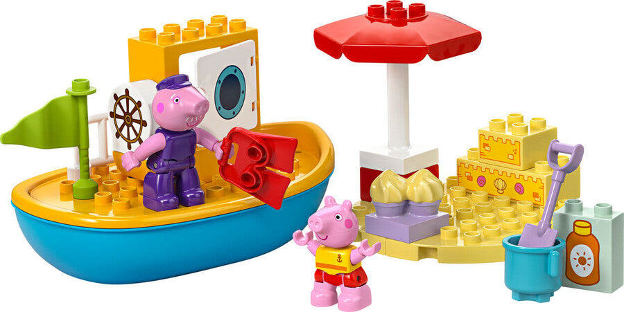LEGO DUPLO Peppa Pig Tekne Gezisi 10432 - 23 Parça Yapım Seti