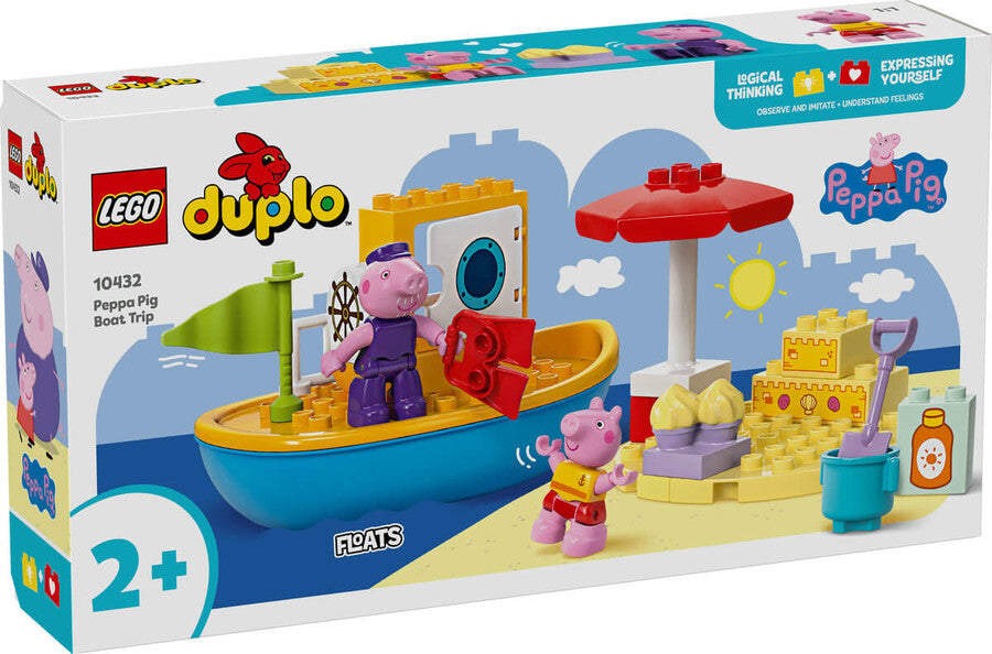 LEGO DUPLO Peppa Pig Tekne Gezisi 10432 - 23 Parça Yapım Seti