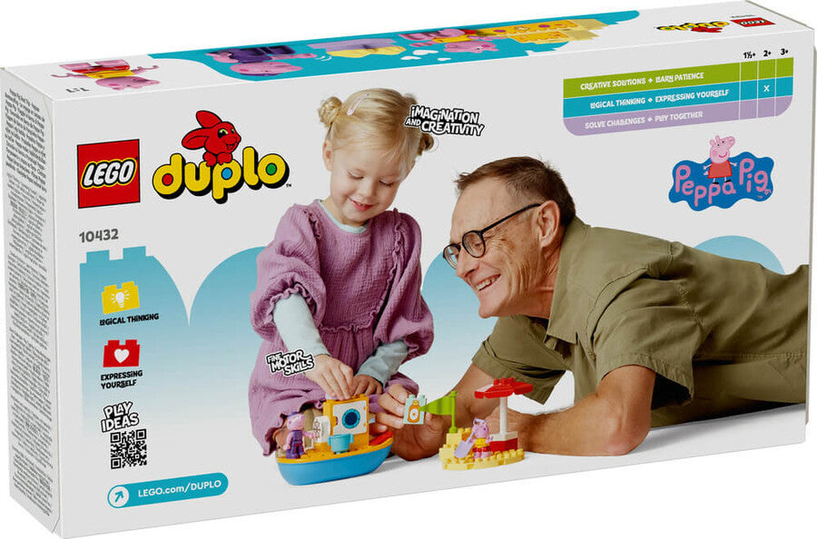 LEGO DUPLO Peppa Pig Tekne Gezisi 10432 - 23 Parça Yapım Seti