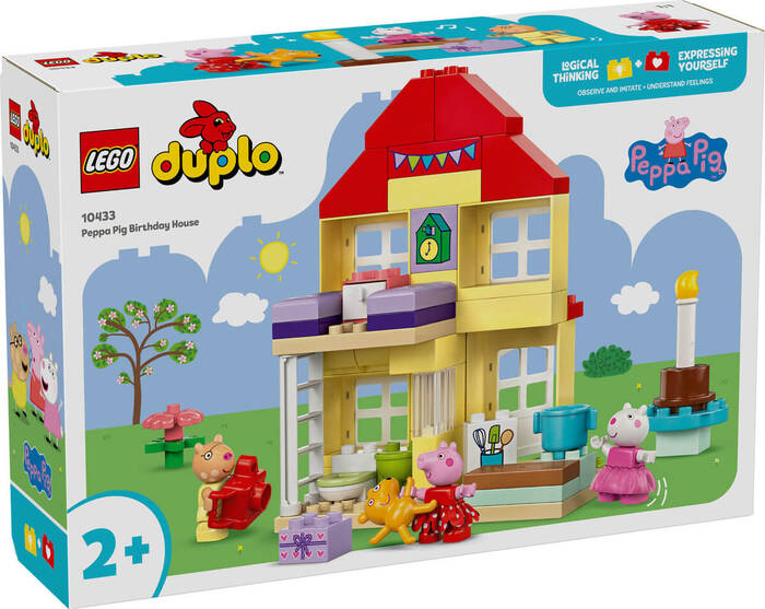 LEGO DUPLO DUPLO Peppa Pig Doğum Günü Evi 10433 - 59 Parça Yapım Seti