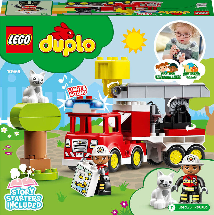LEGO DUPLO İtfaiye Kamyonu 10969 - 21 Parça Yapım Seti