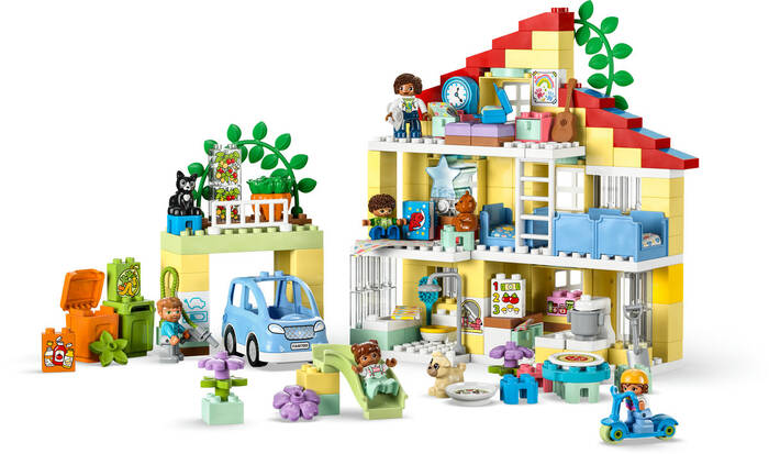 LEGO DUPLO DUPLO 3'ü 1 Arada Aile Evi 10994 - 218 Parça Yapım Seti
